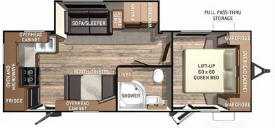 Cruiser RV Fun Finder 241LRK floor plan