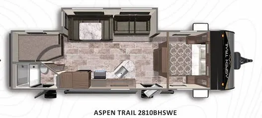 Dutchmen Aspen Trail 2810BHSWE floor plan