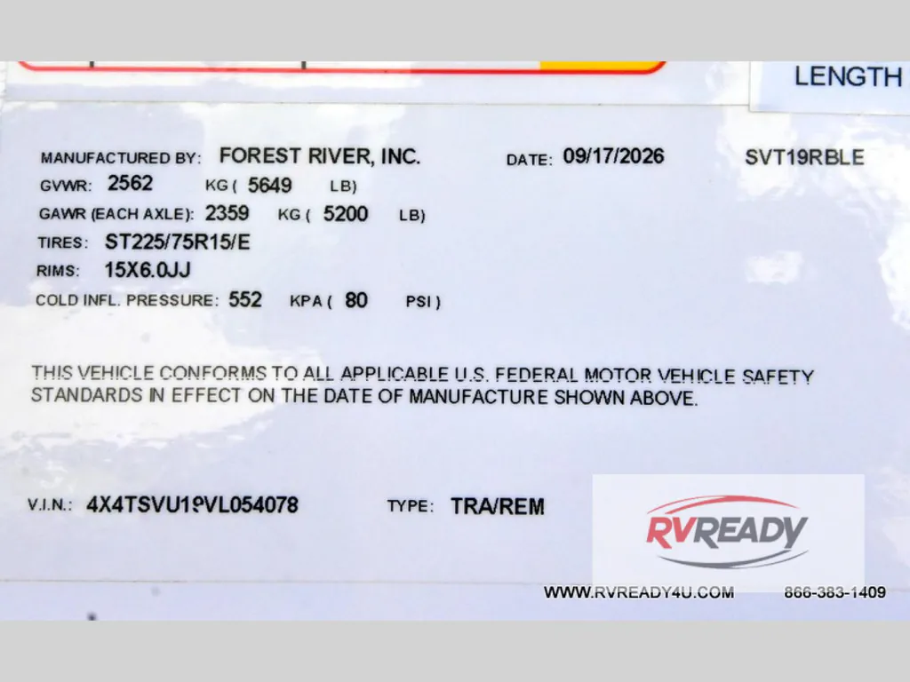 2027 Forest River Surveyor Legend 19RBLE, Photos photo 27
