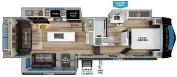 Grand Design Influence 2903RL floor plan