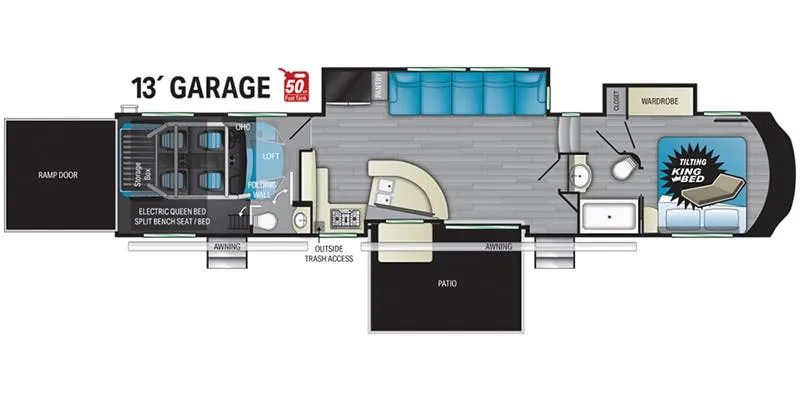 Heartland Cyclone CY 4270 floor plan