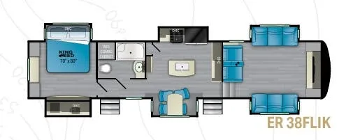 Heartland ElkRidge 38FLIK floor plan