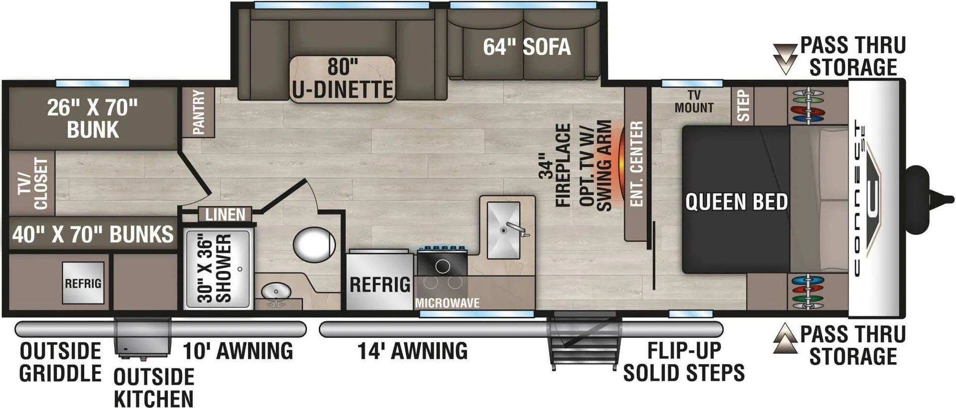K-Z Connect SE C281BHKSE floor plan