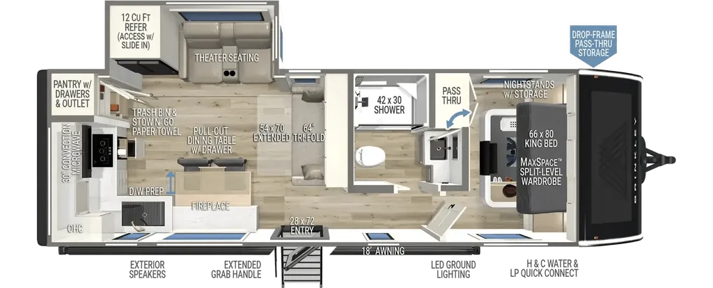 2025 Brinkley Model I 275 floor plan