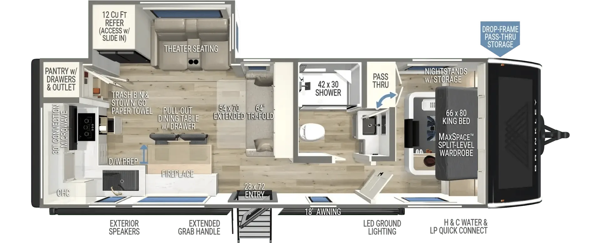 2025 Brinkley Model I 275 - Floor plan