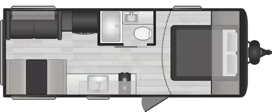 Keystone Springdale Classic 200RLCWE floor plan