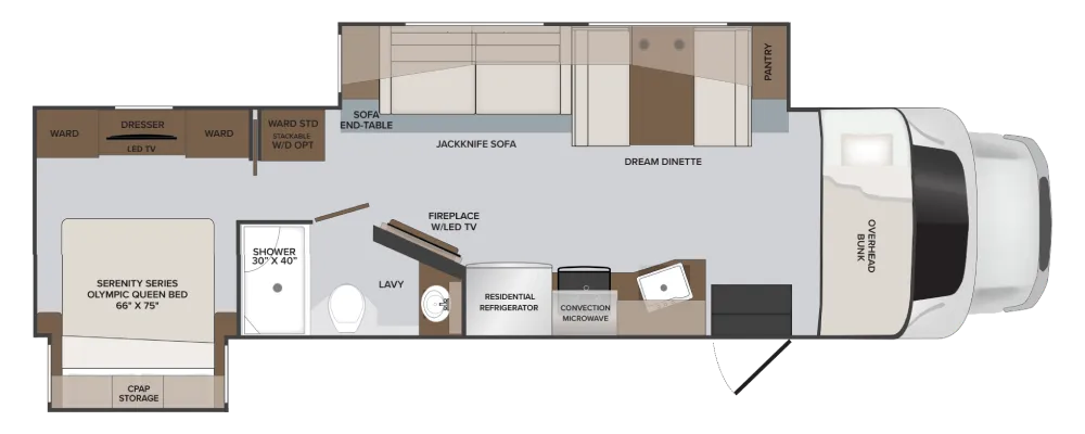 2026 Holiday Rambler Incline 36CS floor plan