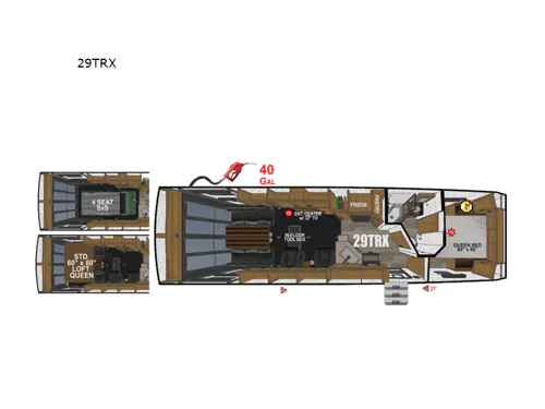 2027 Outdoors RV Trail Series 29TRX