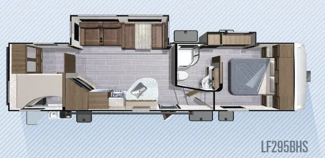 Highland Ridge Open Range Light LF295BHS floor plan