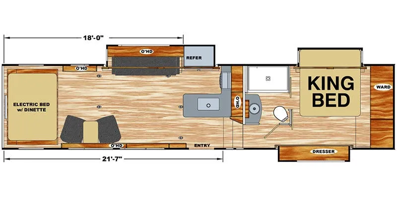 Eclipse Iconic 3821GL floor plan