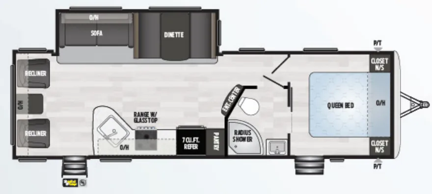 Keystone Springdale 271RL floor plan