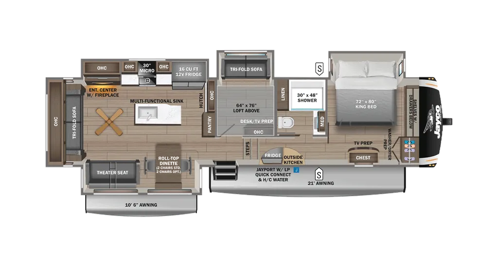 2026 Jayco Eagle 355MBQS floor plan