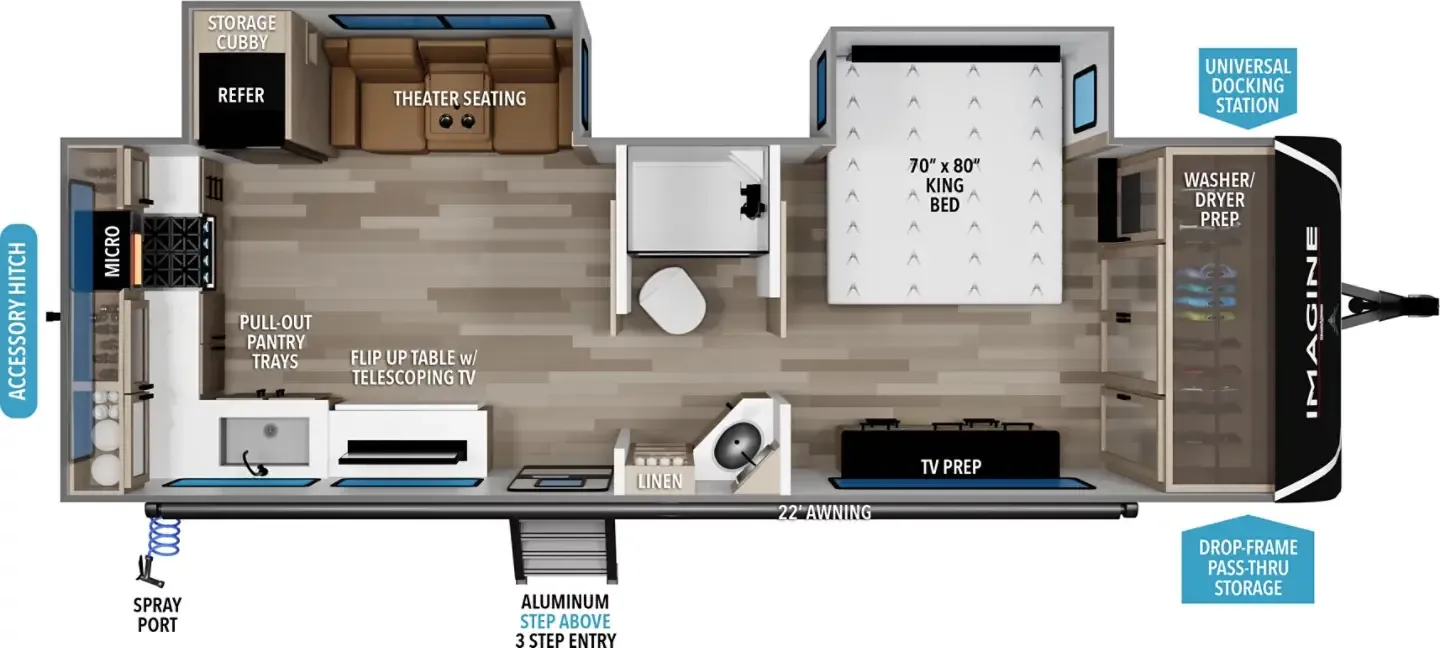 Grand Design Imagine 2700BS floor plan