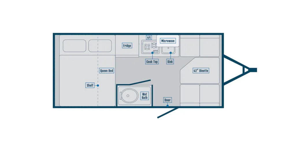 Bontrager Outdoors Standard 17FD floor plan