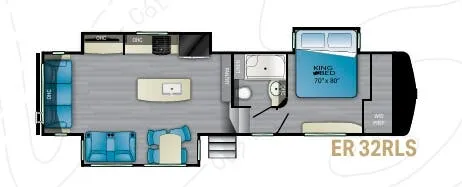 Heartland ElkRidge 32RLS floor plan
