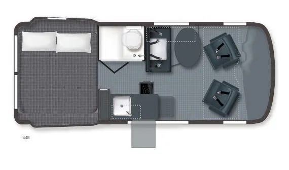 Winnebago Revel 44E floor plan