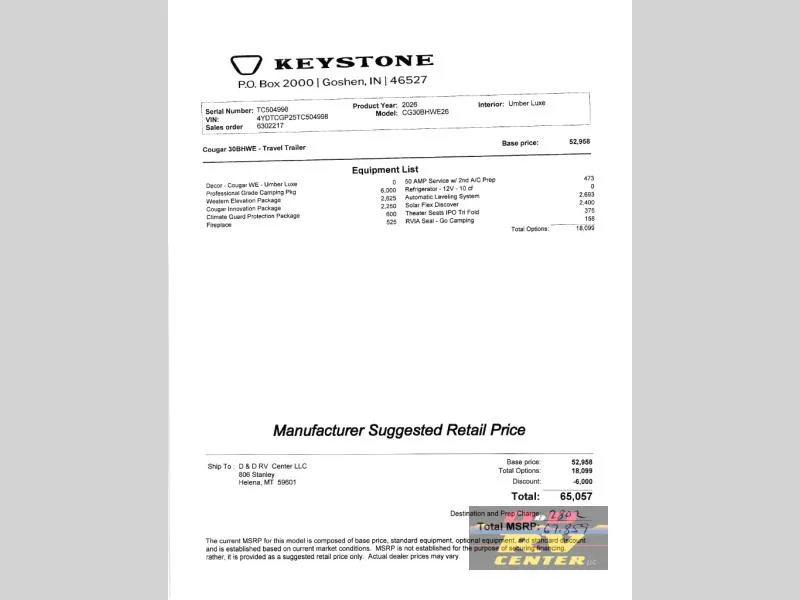 2026 Keystone Cougar Western Elevation 30BHWE - Photo 3