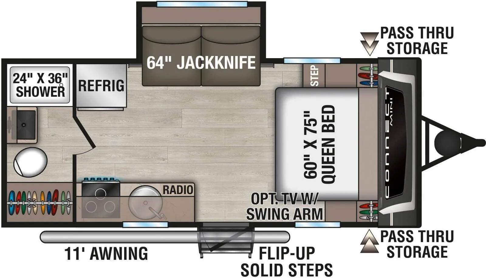 K-Z Connect Mini CM181RB floor plan
