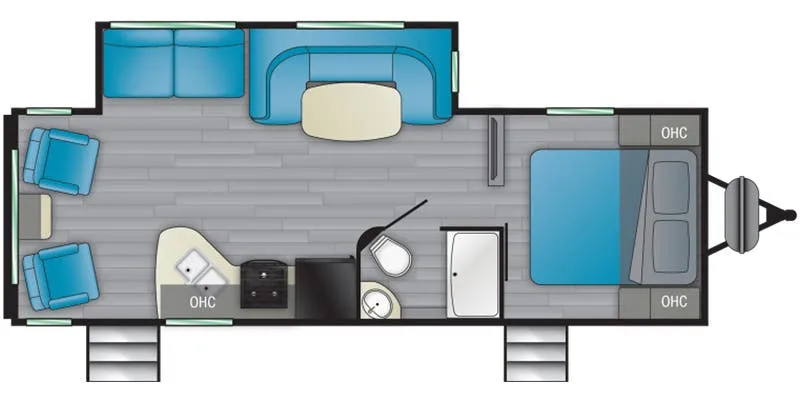 Heartland Prowler 256RL floor plan