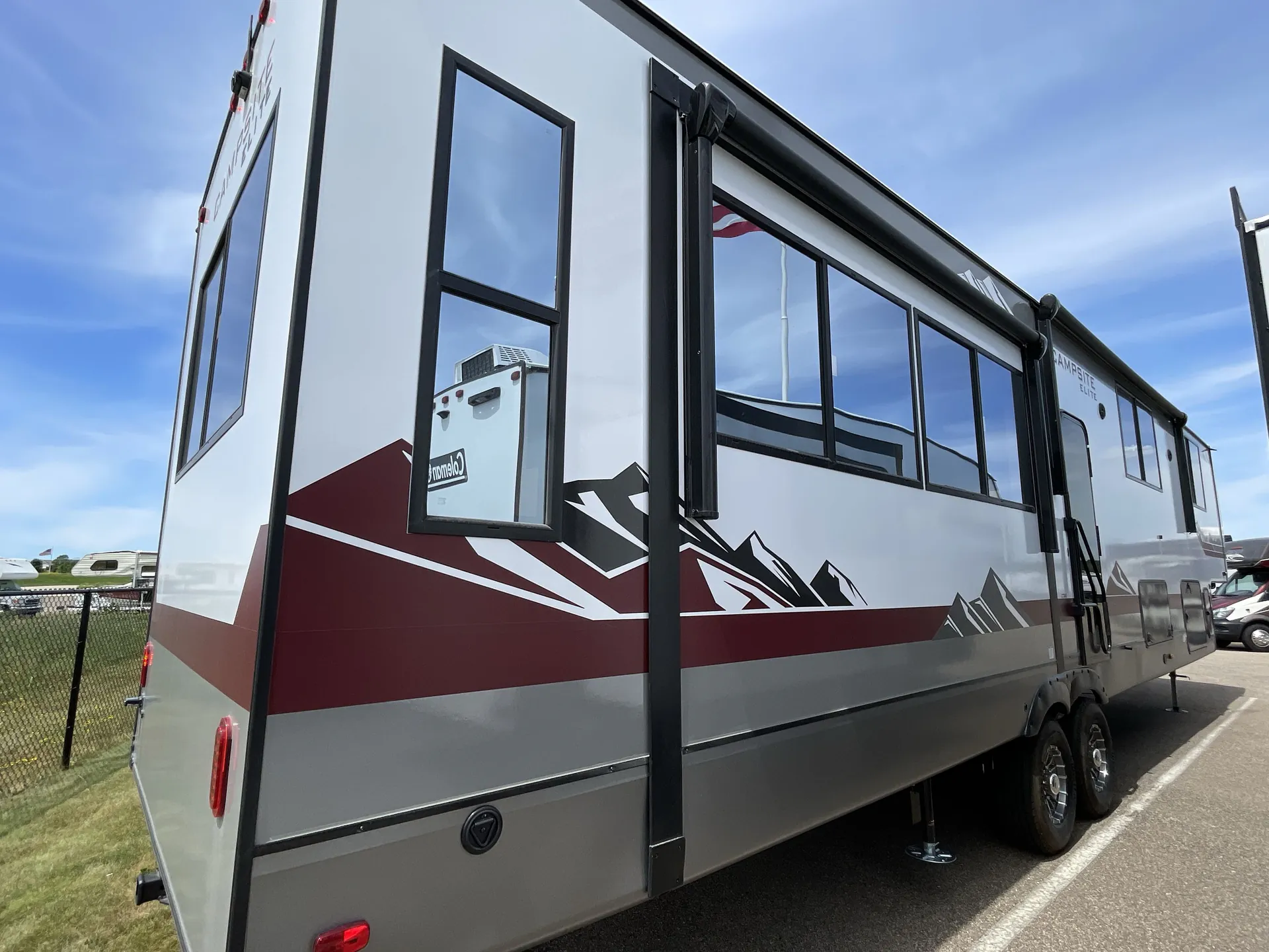 2027 Forest River Campsite Elite 36RF — backside