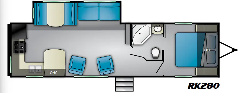 Heartland Pioneer RK280 floor plan