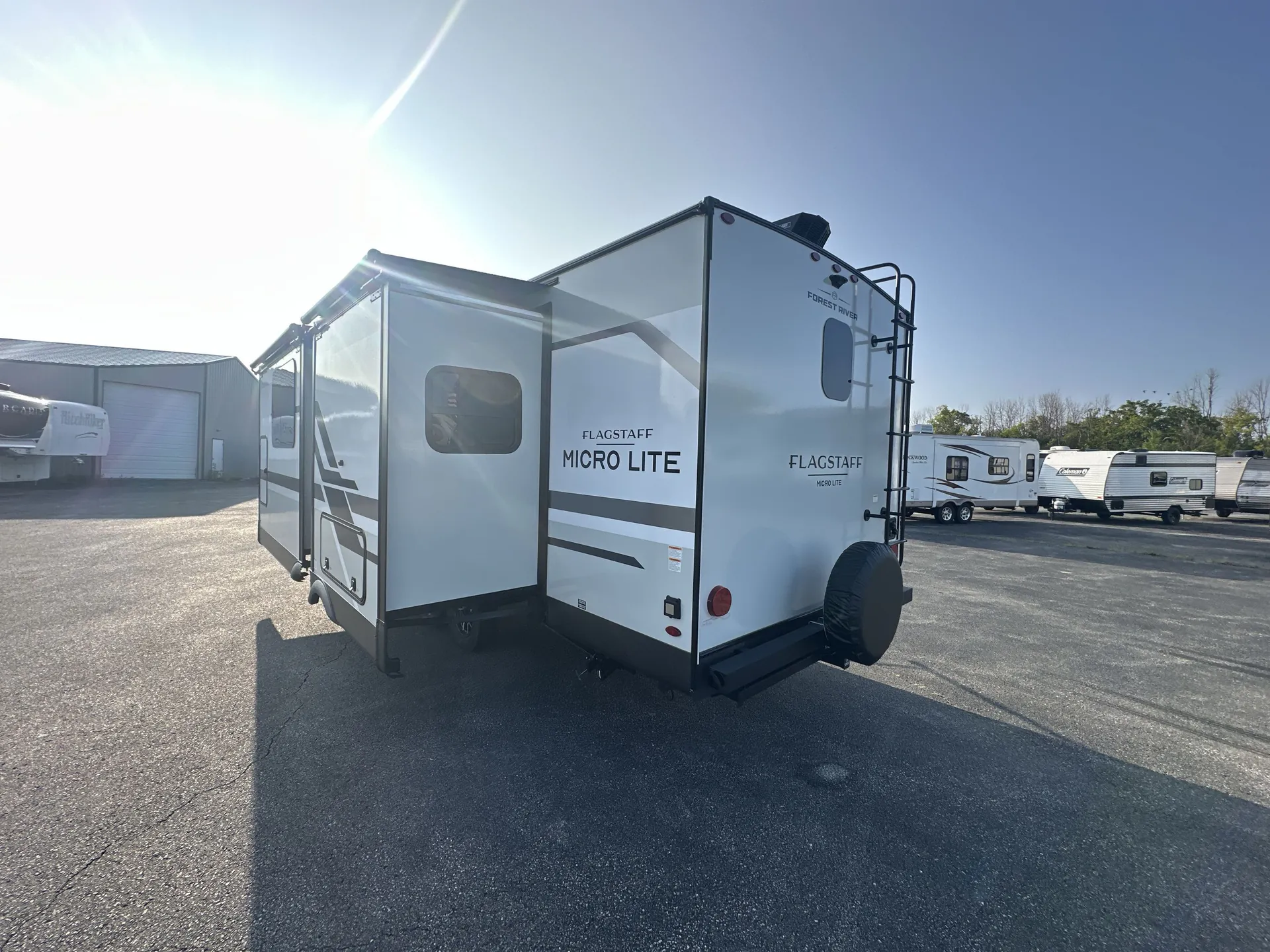2027 Forest River Flagstaff Micro Lite 25MBR — off campside