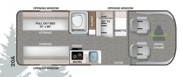 Thor Motor Coach Sequence 20A exterior