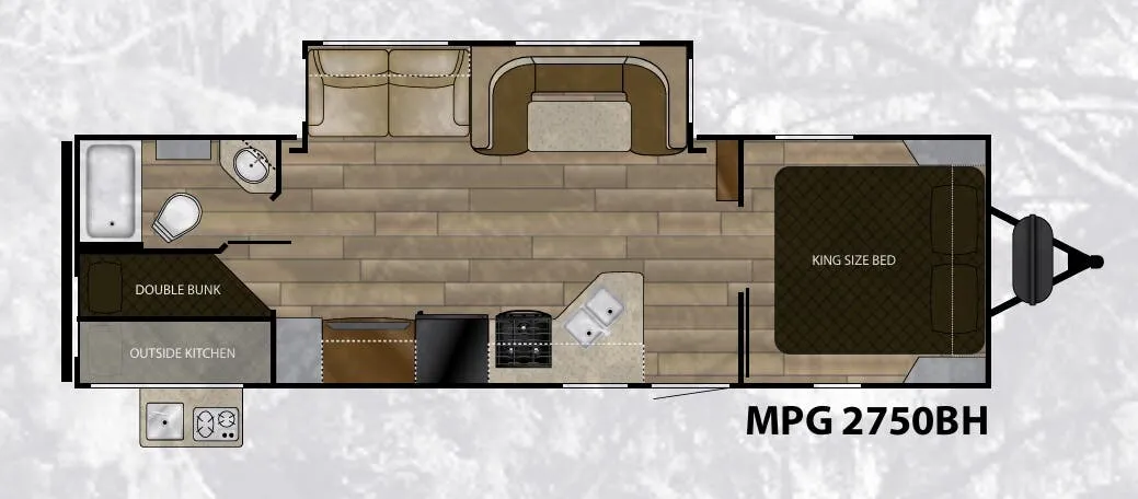 Cruiser RV MPG 2750BH floor plan
