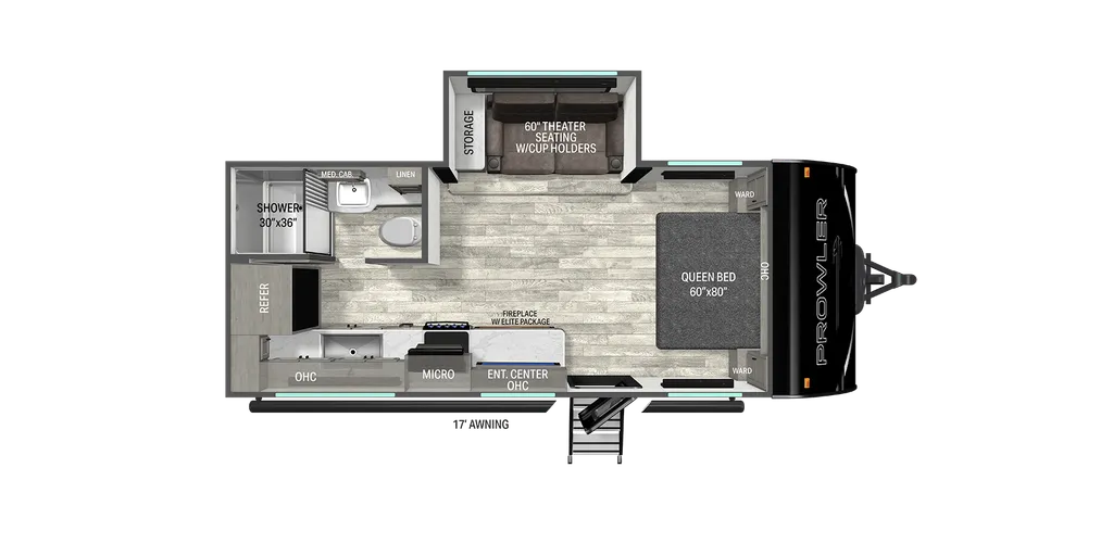 2026 Heartland Prowler 2103MKS floor plan