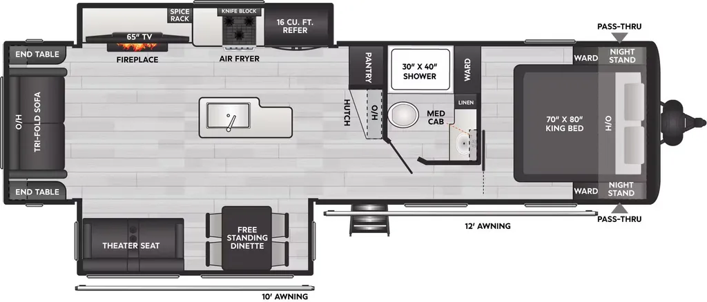 2026 Keystone Coleman Legacy 2950RL floor plan