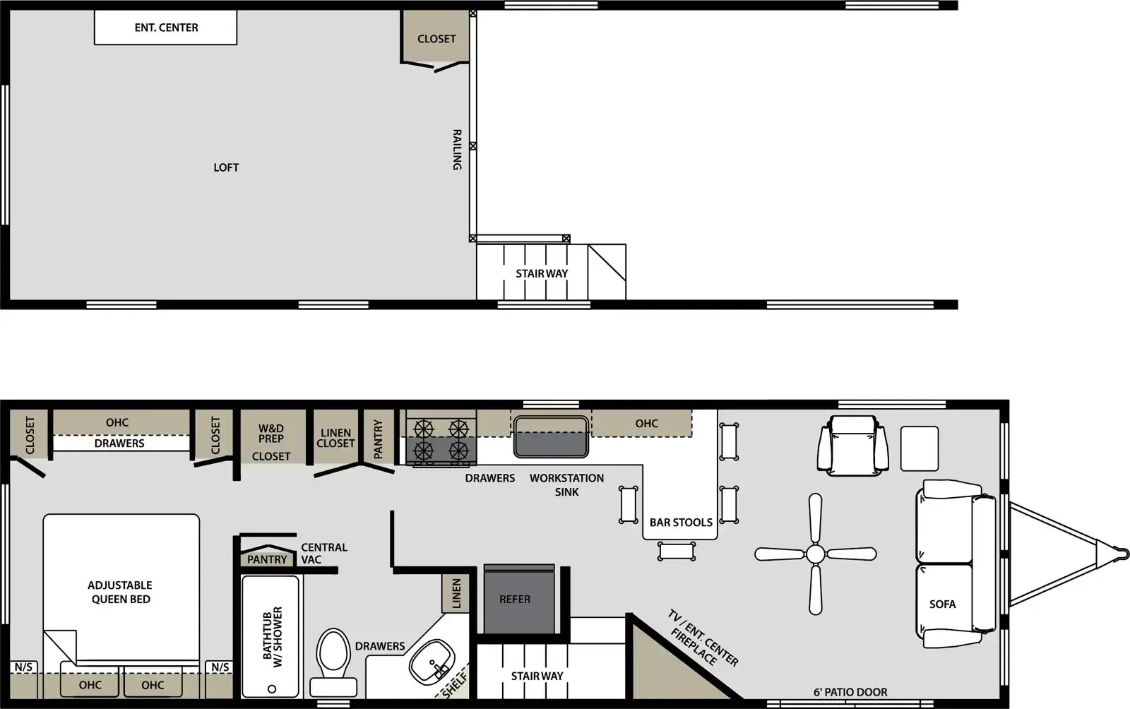 Forest River Quailridge Premier 39ASL-P floor plan