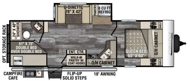 Venture RV Stratus SR261VBH floor plan
