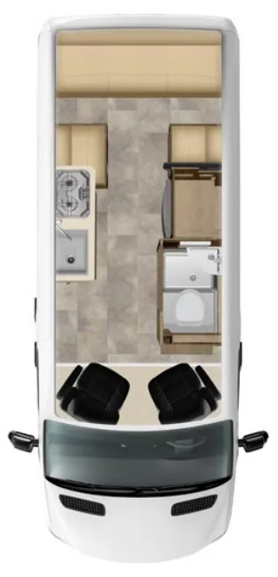 Pleasure-Way Ascent TS BASE floor plan