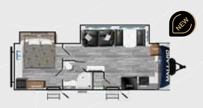 Heartland Mallard IDM267FK floor plan