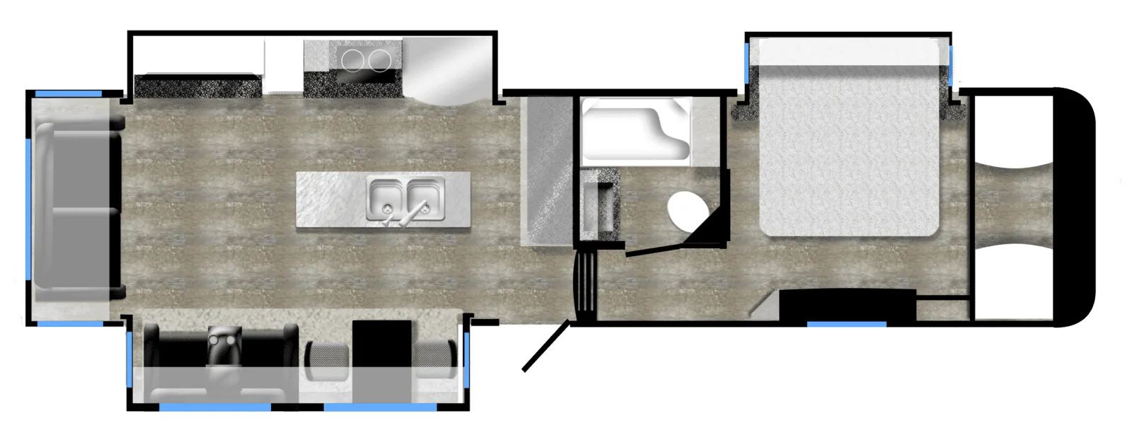 Luxe Gold 35GRS floor plan