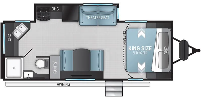 Twilight RV Signature TWS 2280 floor plan