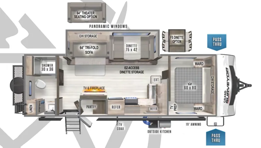 Forest River Grand Surveyor 267RBSS exterior