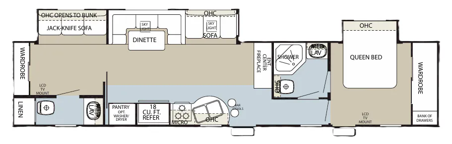 Forest River Cherokee 39DB exterior