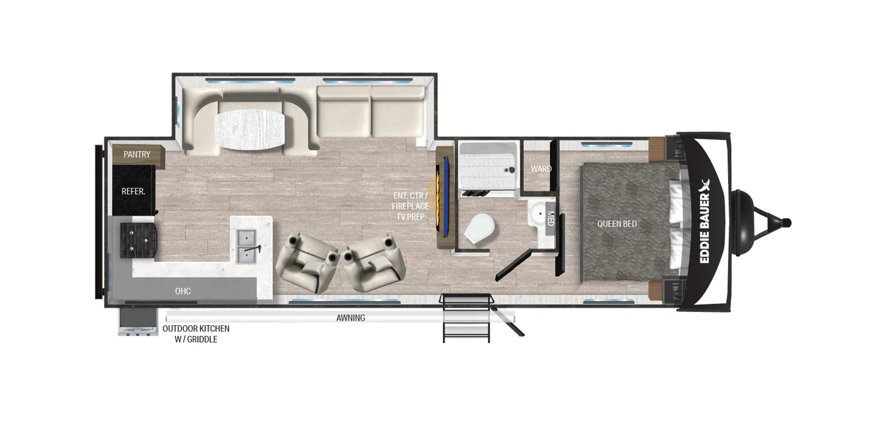 Heartland Eddie Bauer EBS 300RK floor plan