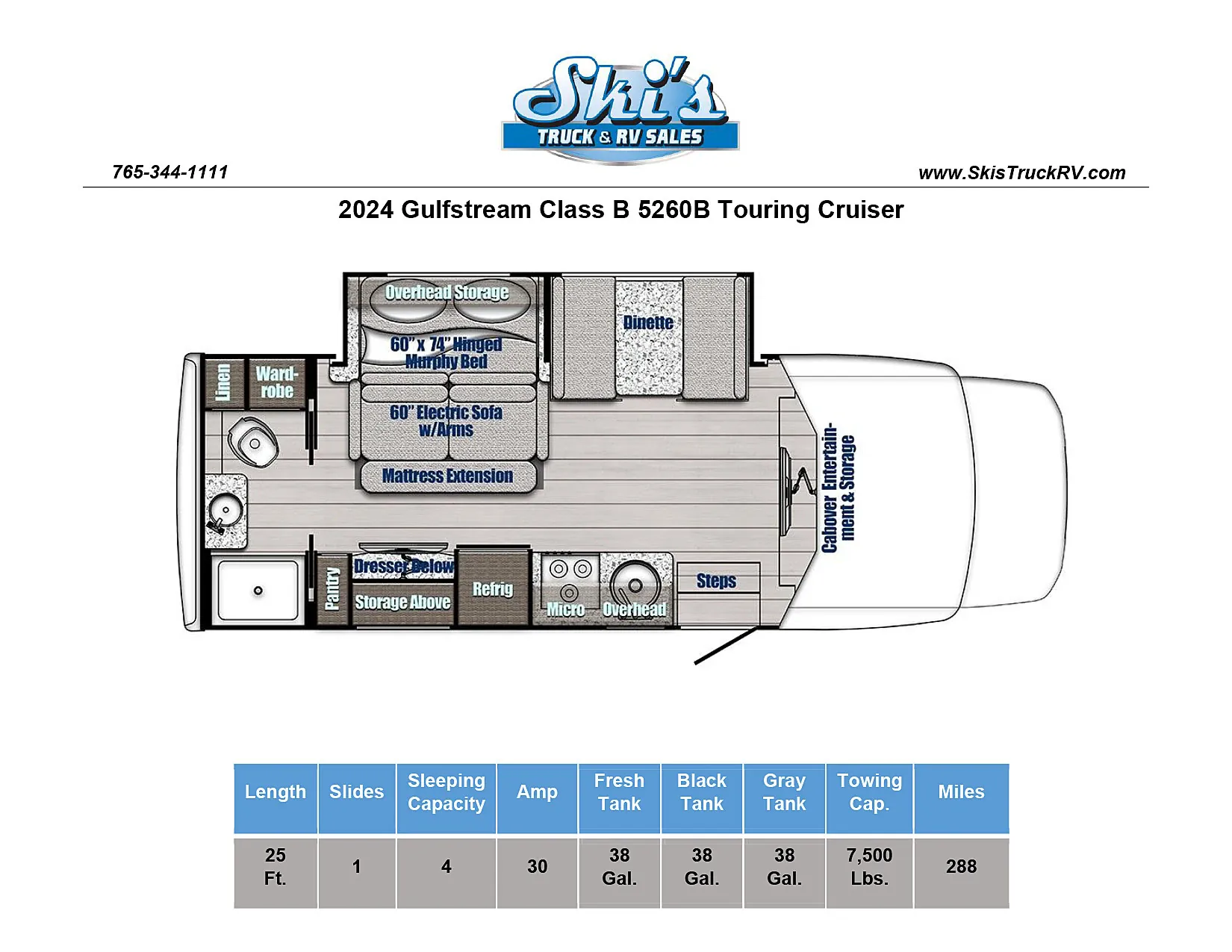 2024 Gulf Stream BTouring Cruiser 5260 - Photo 4