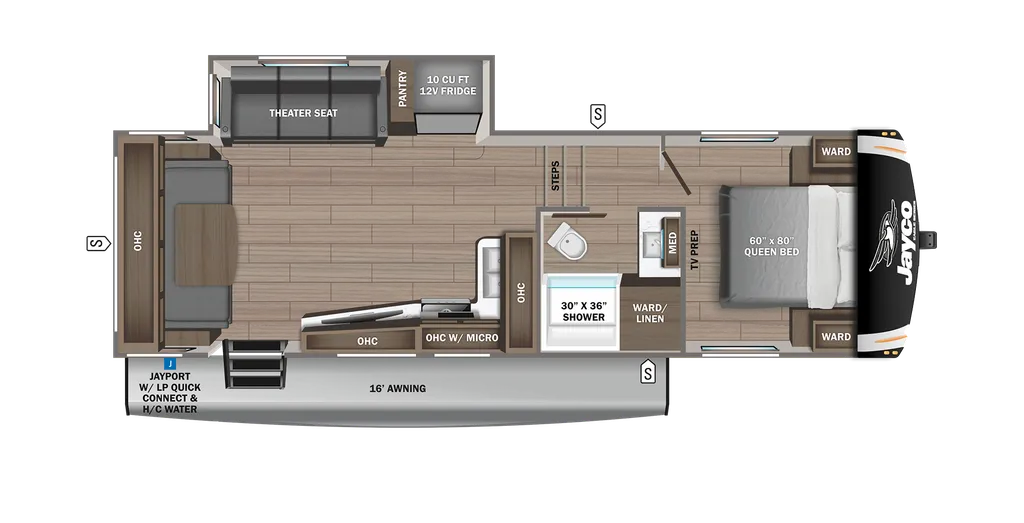 2024 Jayco Eagle HT 25RUC floor plan