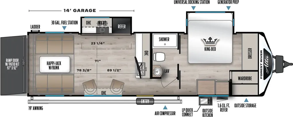 2027 East to West Alta 2870KTH floor plan