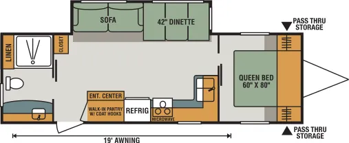 K-Z Connect C261RB floor plan