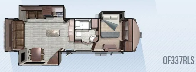 Highland Ridge Open Range OF337RLS exterior