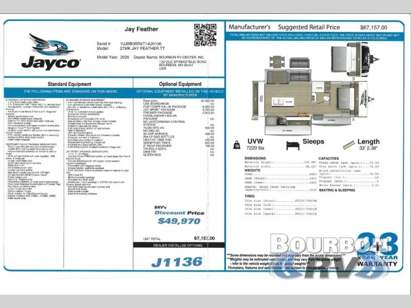2026 Jayco Jay Feather 27MK - Photo 3