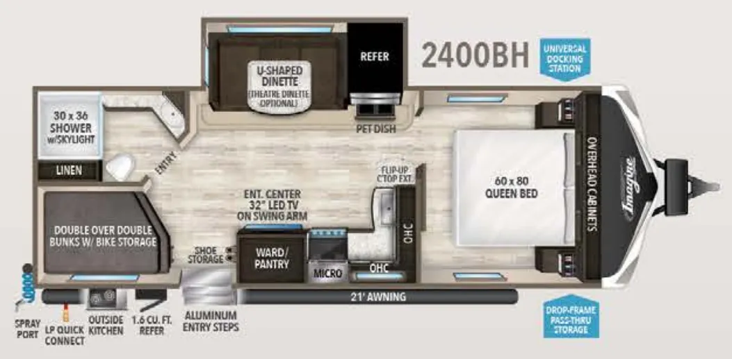 Grand Design Imagine 2400BH floor plan