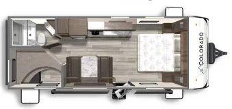 Dutchmen Colorado 220BHC floor plan