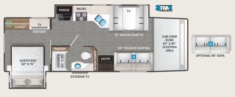 2026 Thor Motor Coach Magnitude GRAND X32 - Floor plan