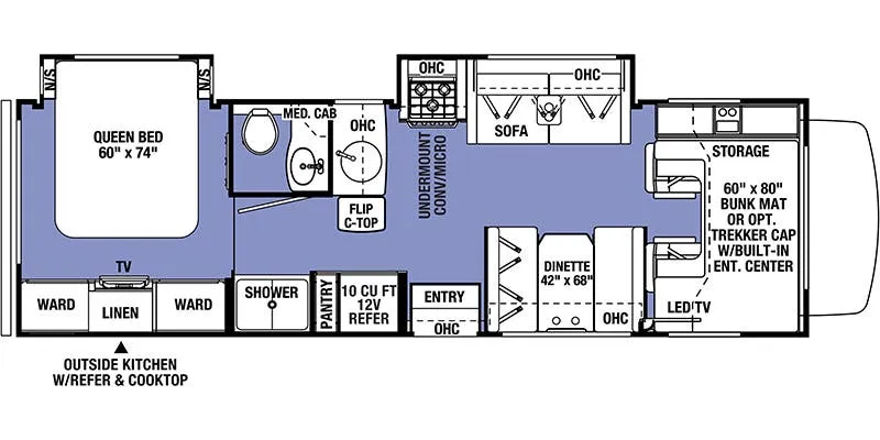 2018 Forest River Forester 2861DS - Floor plan