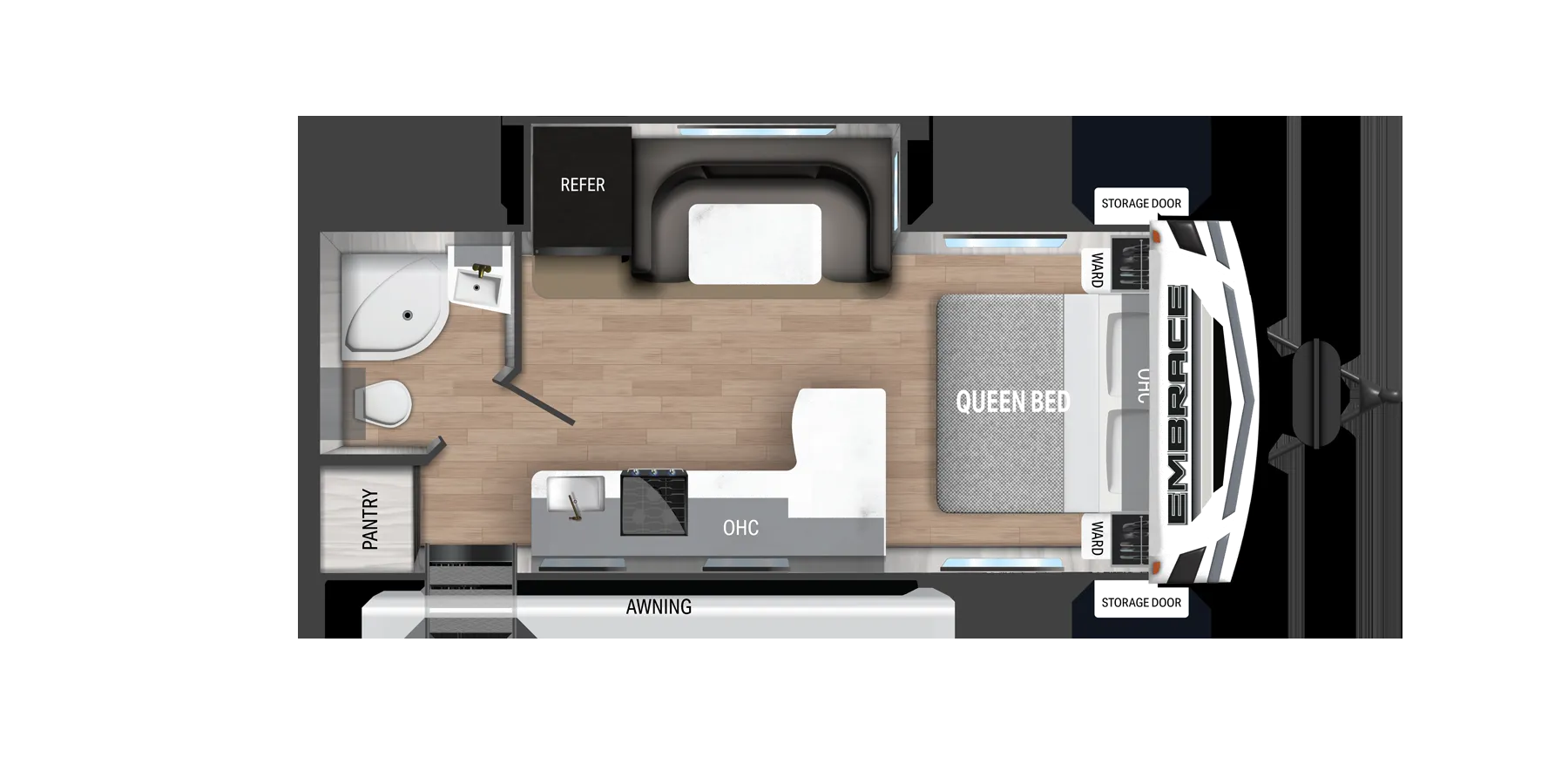 Cruiser RV Embrace EL22RB floor plan